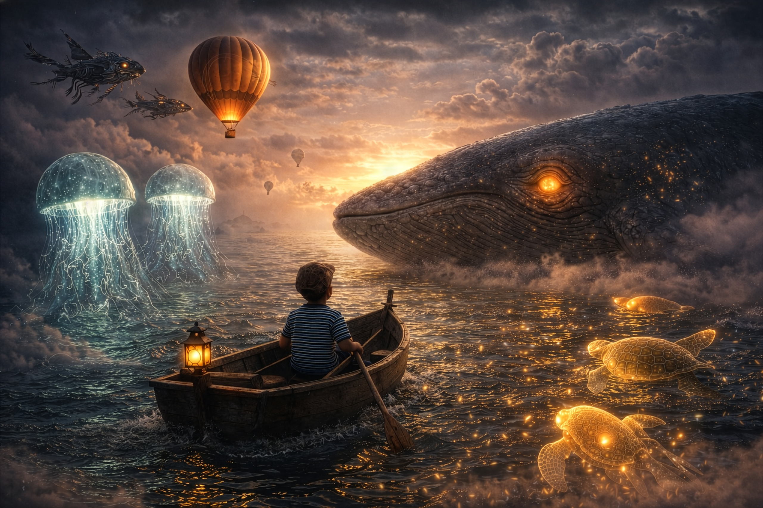 Ocean meets sky by The Fan Brothers