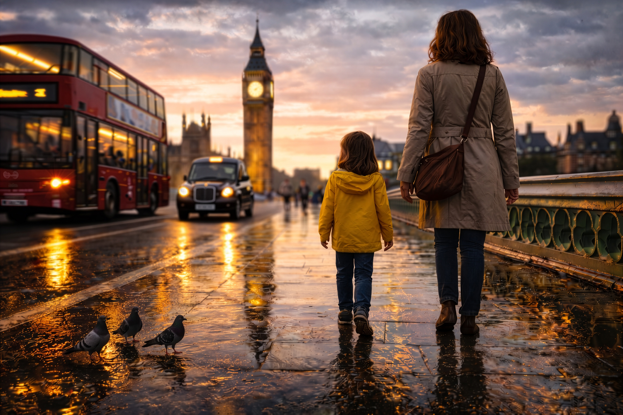 A walk in London by Salvatore Rubbino